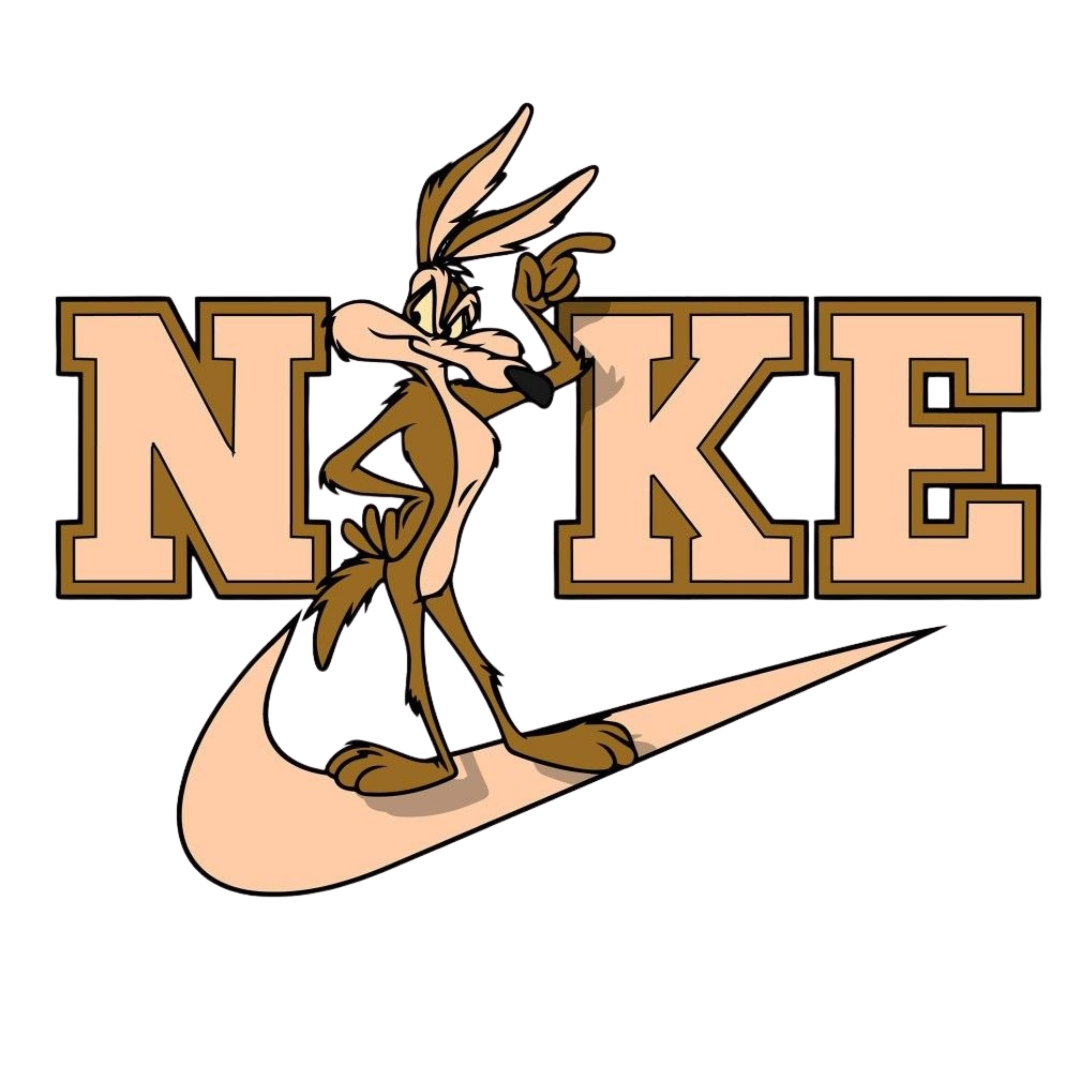 Coyote apparel design — transparent PNG from the pack